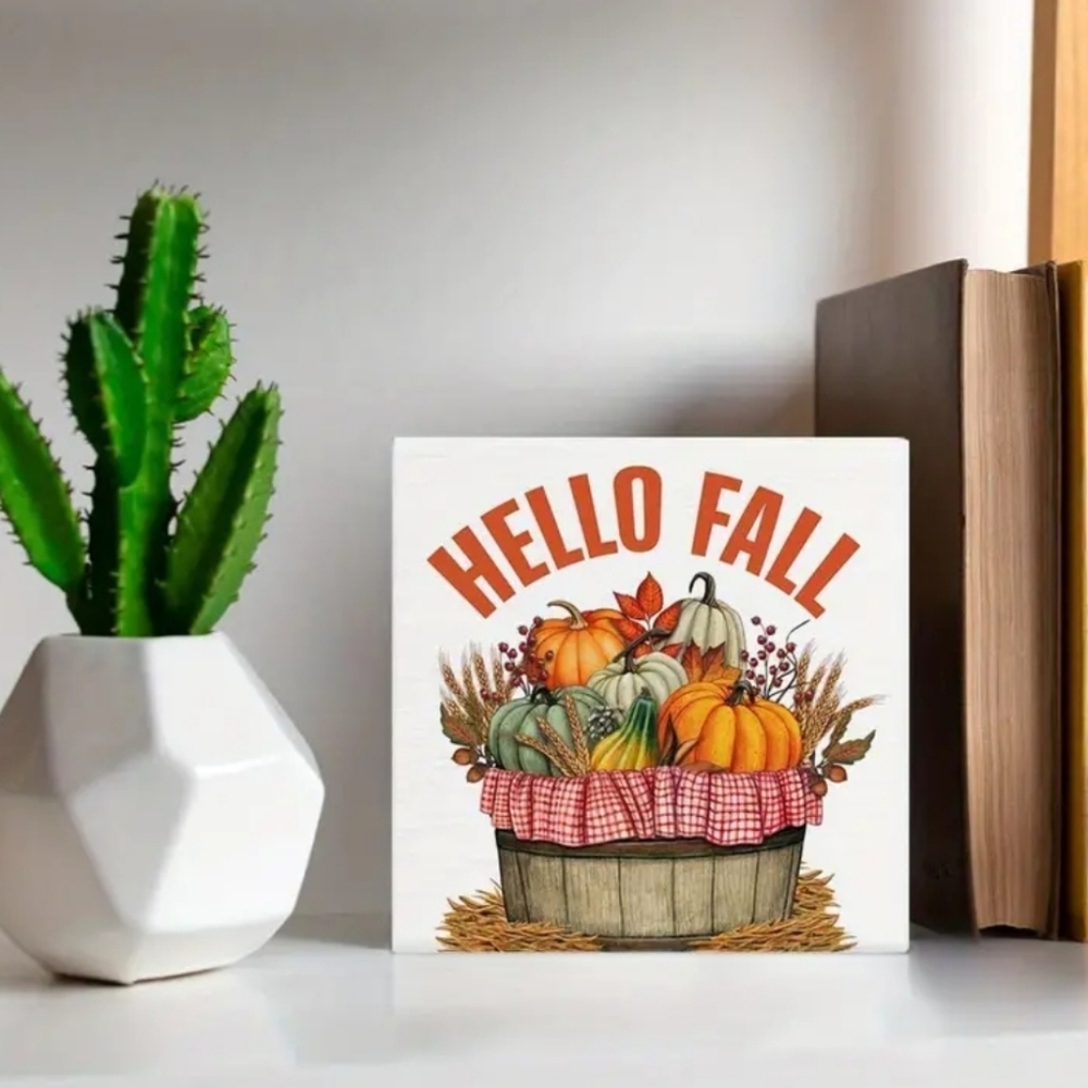 NEW! Hello Fall sign - Picture 3 of 7